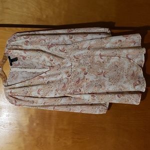 🌺FOREVER 21 Paisley Print Mock Wrap Dress